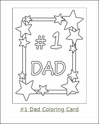 父の日カードを手作りできる無料英語サイトをご紹介 ぬりえで子供でも